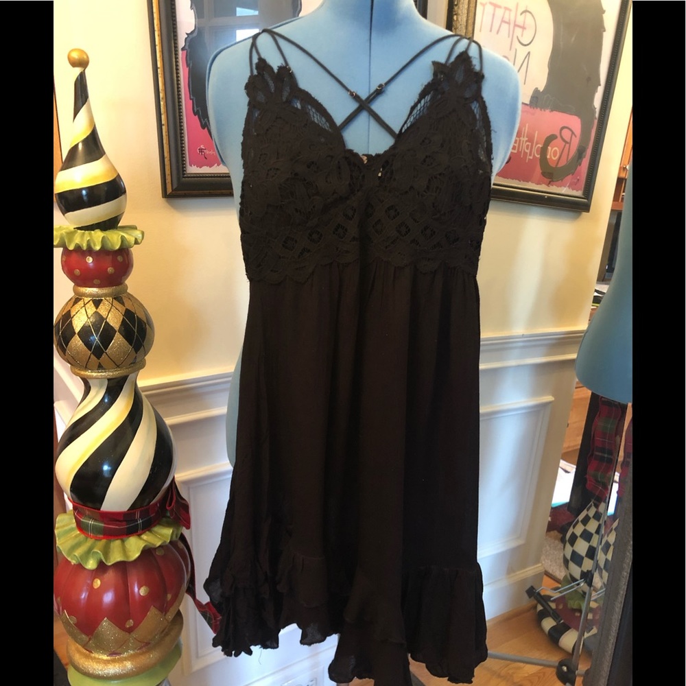 Black summer dress